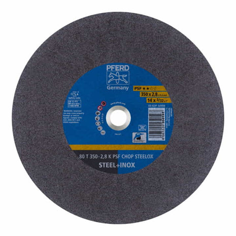 Disco de corte PFERD PSF CHOP STEELOX D350x2,8mm recto (8000435715)