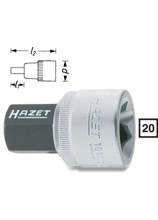 HAZET Steckschlüsseleinsatz 1010 3/4 ″ Innen-6-kant ( 8000466338 )