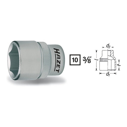 Toma HAZET 880 3/8 ″ hexagonal ( 8000466464 )