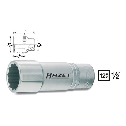 HAZET Socket 900TZ-17 1/2 ″ ( 8000466640 )