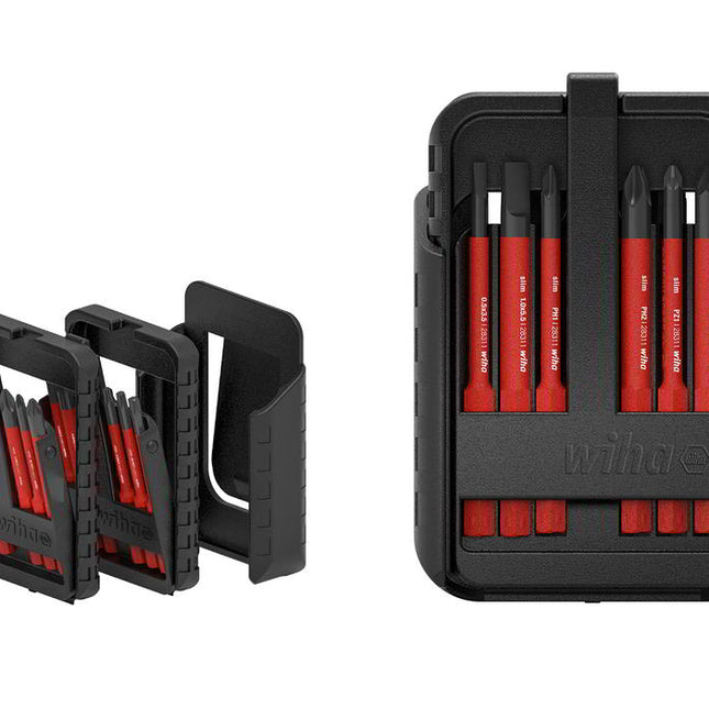 WIHA Jeu de lames interchangeables SlimBit electric 12 pièces ( 8000482379 )