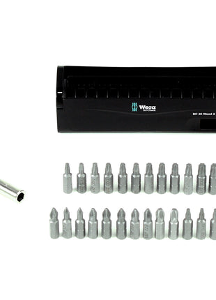 Wera Bit-Check 30 Wood 2 Bit-Set mit Universalhalter ( 05057432001 ) - Toolbrothers