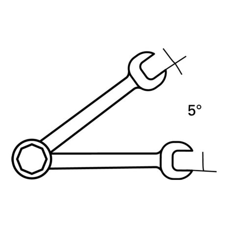 STAHLWILLE Maulringratschenschlüssel 17F Schlüsselweite 10 mm Länge 158 mm ( 8000755553 )