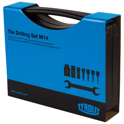 TYROLIT tile drilling set DDT 8-piece Ø 6, 8, 10, 12, 20, 25, 35 mm ( 8000757493 )