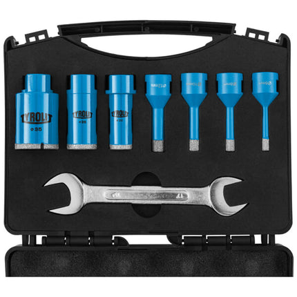 TYROLIT tile drilling set DDT 8-piece Ø 6, 8, 10, 12, 20, 25, 35 mm ( 8000757493 )