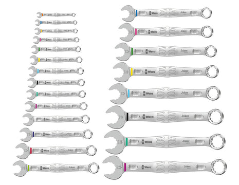 WERA Ringmaulschlüsselsatz 6003 Joker 22-teilig Schlüsselweite 5,5-32 mm ( 8000907868 )