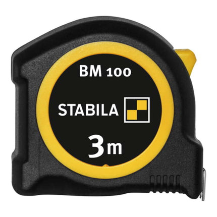 Mètre à ruban de poche STABILA BM 100 Longueur 3 m Largeur 16 mm mm/mm ( 8000911834 )