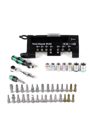 Wera Tool-Check PLUS - 39-teiliges Werkzeug-Set mit Ratsche, Schraubendreher, Bits und Nüssen ( 05056490001 ) - Toolbrothers