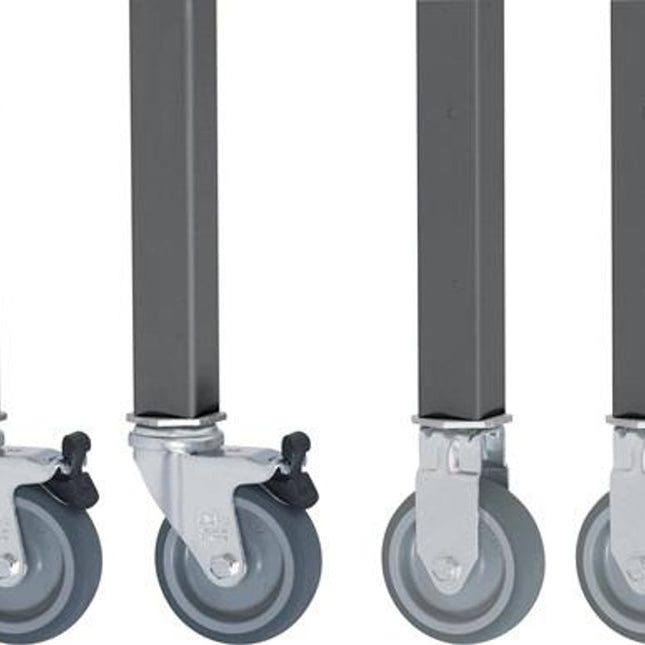 RAU Rollensatz 2 Bock-/2 Lenkrollen mit Feststeller ( 9000425491 )