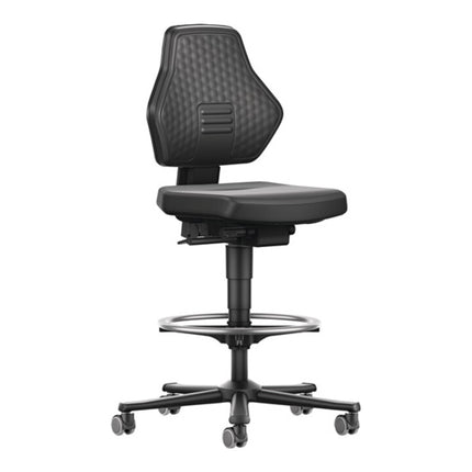 BIMOS Chaise d’atelier pivotante Air Flow rouleaux + anneau de pied ( 9000454094 )