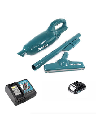 Makita CL 106 RFDF1 Akku Staubsauger 10,8V + 1x Akku 2,0Ah + Ladegerät + Düsen - Toolbrothers