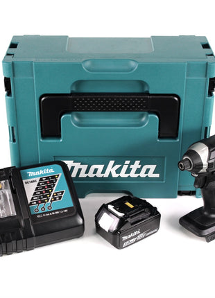 Makita DTD 152 RF1J B 18 V Li-Ion Akku Schlagschrauber Sonderausgabe in schwarz im Makpac + 1 x BL 1830 3,0 Ah Akku + DC 18 RC Ladegerät - Toolbrothers