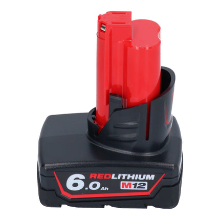 Pistola de cartuchos a batería Milwaukee M12 PCG/400A-601 12 V 400 ml + 1x batería 6,0 Ah - sin cargador