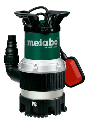 Pompe submersible combinée Metabo TPS 16000 S COMBI (0251600000) 16000 l/h hauteur de refoulement 9,5 m