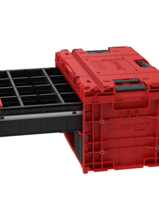 Qbrick System ONE Drawer 2 Toolbox 2.0 RED Ultra HD Caja de herramientas personalizada 587 x 380 x 340 mm 29 l con dos cajones