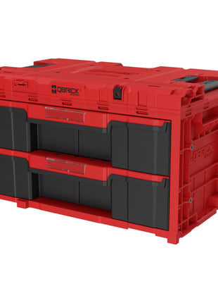 Qbrick System ONE Drawer 2 Toolbox 2.0 RED Ultra HD Caja de herramientas personalizada 587 x 380 x 340 mm 29 l con dos cajones