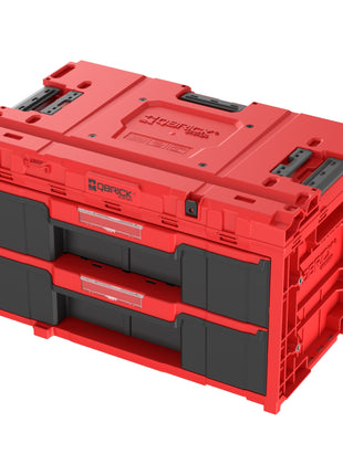 Qbrick System ONE Drawer 2 Toolbox 2.0 RED Ultra HD Caja de herramientas personalizada 587 x 380 x 340 mm 29 l con dos cajones