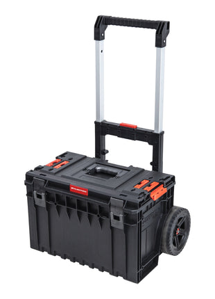 Toolbrothers RHINO XXL Cart Plus ECO 641 x 485 x 660 mm 52 l IP66 100 kg belastbar stapelbar mit Doppelteleskopgriff aus Aluminium