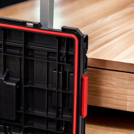 Toolbrothers RHINO XXL Cart Plus ECO - Maletín de herramientas móvil 52 l IP66 con doble asa telescópica