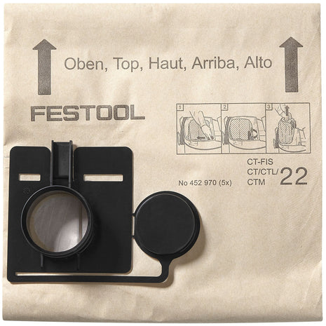 Bolsa de filtro Festool FIS-CT 44/5 (452972) para CT 44