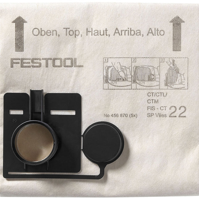 Festool FIS-CT 44 SP FLEECE/5 bolsa de filtro (456874) para CT 44