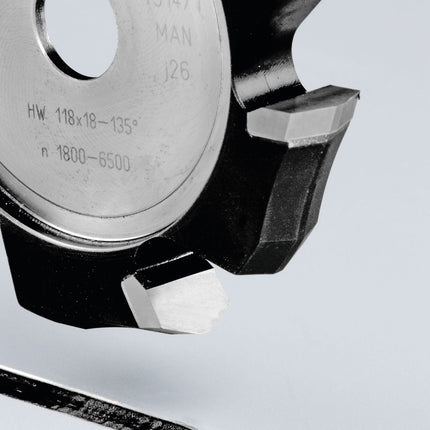 Festool HW 118x18-135°/Alu V-Nutfräser ( 491471 ) für Plattenfräse PF 1200