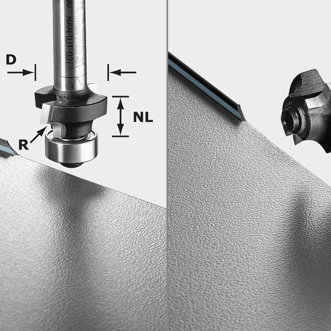 Festool S8 HW R3 D22-KL OFK Abrundfräser ( 499797 ) für OF 1010, OF 1010 R, OFK 700, MFK 700