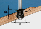 Festool HW S8 D24/0° +45° Fase-Bündigfräser ( 491026 ) für OF 900, OF 1000, OF 1010, OF 1010 R, OF 1400, OF 2000, OF 2200