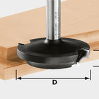 Festool HW D42,7/13/R6 Abplattfräser ( 491138 ) für OF 900, OF 1000, OF 1010, OF 1010 R, OF 1400, OF 2000, OF 2200