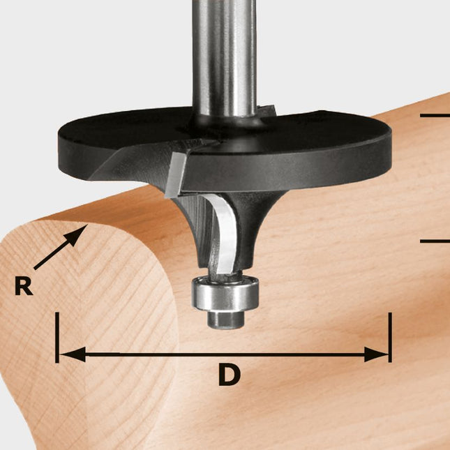 Festool HW R16/D64/26 S12 Abrundfräser ( 492710 ) für OF 1400, OF 2000, OF 2200
