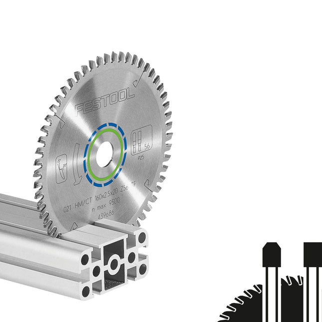 Festool HW 230x2,5x30 TF76 Kreissägeblatt ALUMINIUM/PLASTICS ( 500649 ) für HK 85