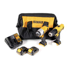 DeWalt DCK 211 C2 10,8 V Akku Kombopack in Tragetasche mit DCD 710 Bohrschrauber und DCF 815 Schlagschrauber + 2x 1,3 Ah Akku + Ladegerät - Toolbrothers