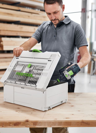 Festool BKS SYS3 D4-10 CE/S Bohrerkassette ( 577397 ) für Festool Akku-Schlagbohrschrauber mit FastFix Aufnahme und Werkzeugfutter WH-CE CENTROTEC