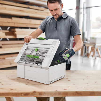 Festool BKS SYS3 D4-10 CE/S Bohrerkassette ( 577397 ) für Festool Akku-Schlagbohrschrauber mit FastFix Aufnahme und Werkzeugfutter WH-CE CENTROTEC
