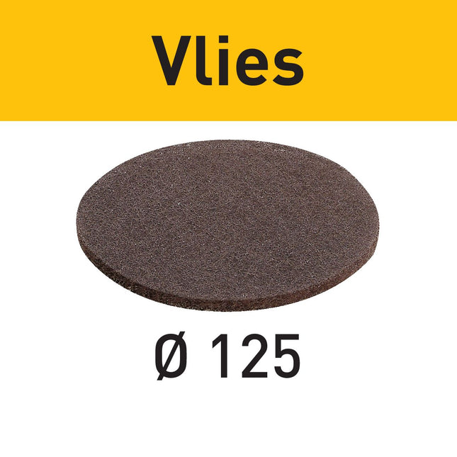 Festool STF D125 FN 320 VL/10 fieltro abrasivo (201132) para RO 125, ES 125, ETS 125, ETSC 125, ES-ETS 125, ES-ETSC 125, ETS EC 125, LEX 125