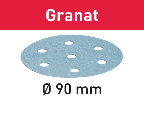 Festool STF D90/6 P100 GR/100 disque abrasif grenat (497366) pour RO 90 DX