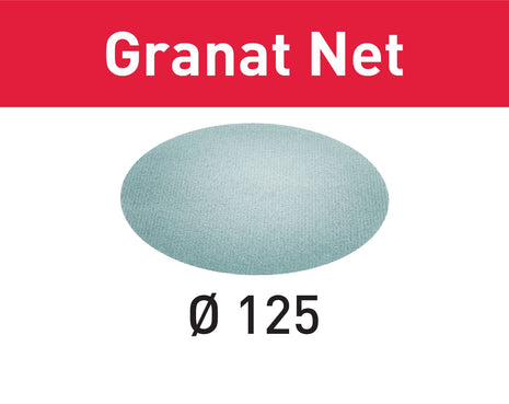 Festool STF D125 P320 GR NET/50 Filet abrasif grenat (203301) pour RO 125, ES 125, ETS 125, ETSC 125, ES-ETS 125, ES-ETSC 125, ETS EC 125, LEX 125