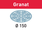 Festool STF D150/48 P320 GR/10 disque abrasif grenat (575159) pour RO 150, ES 150, ETS 150, ETS EC 150, LEX 150, WTS 150, HSK-D 150