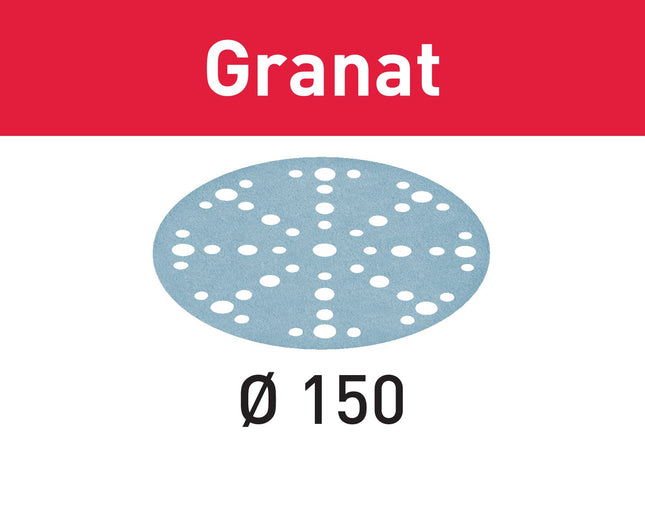 Festool STF D150/48 P320 GR/10 Schleifscheibe Granat 150 mm P 320 10 Stk. ( 575159 ) fr RO 150, ES 150, ETS 150, ETS EC 150, LEX 150, WTS 150, HSK-D 150