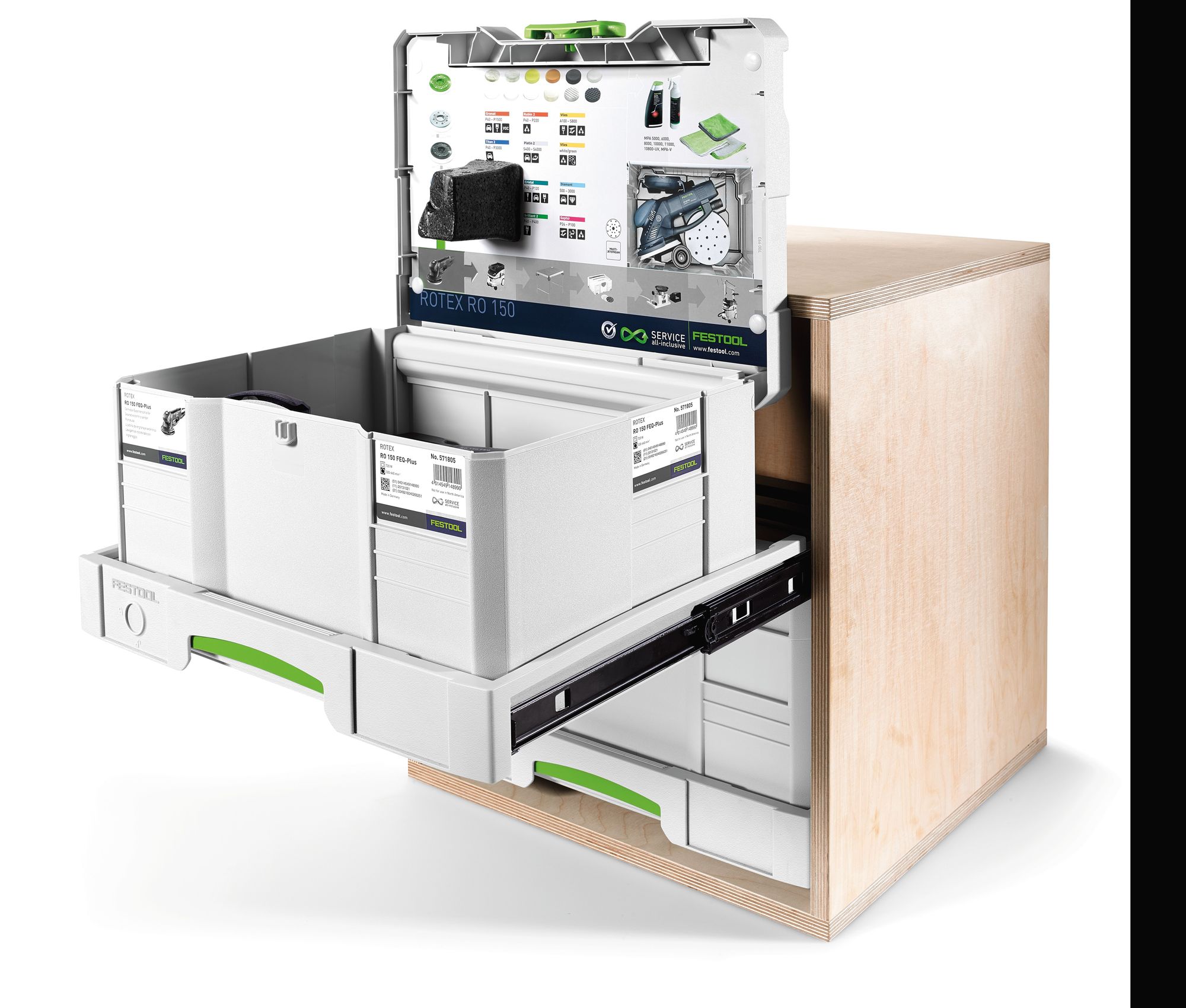 Festool SYS AZ Set Auszug 500767 fuer Systainer M T LOC und Classic 4 - toolbrothers