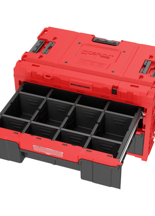 Toolbrothers RHINO XXL Cajón 2 ULTRA Vario+ Caja de herramientas Caja de herramientas personalizada 587 x 380 x 340 mm 29 l con dos cajones