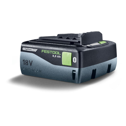 Zestaw akumulatorów Festool 2x BP 18 Li 8.0 HP-ASI akumulator 18 V 8.0 Ah ( 2x 577323 ) 8000 mAh Li-ion ze wskaźnikiem poziomu naładowania