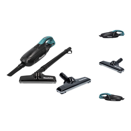 Makita DCL 182 A1 B cordless hoover 18 V black + 1x rechargeable battery 2.0 Ah - without charger