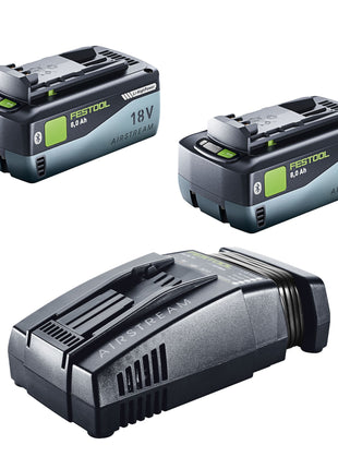 Festool 18V 2x8.0/SCA16 set de energía 2x batería 18 V 8.0 Ah (2x 577323) + cargador (576953)