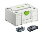 Festool SYS 18V 1x8.0/SCA16 Energy Set 1x battery 18 V 8.0 Ah ( 577323 ) + charger ( 576953 ) + Systainer