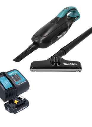 Makita DCL 182 SA1 B Akku Staubsauger 18 V Schwarz + 1x Akku 2,0 Ah + Ladegerät