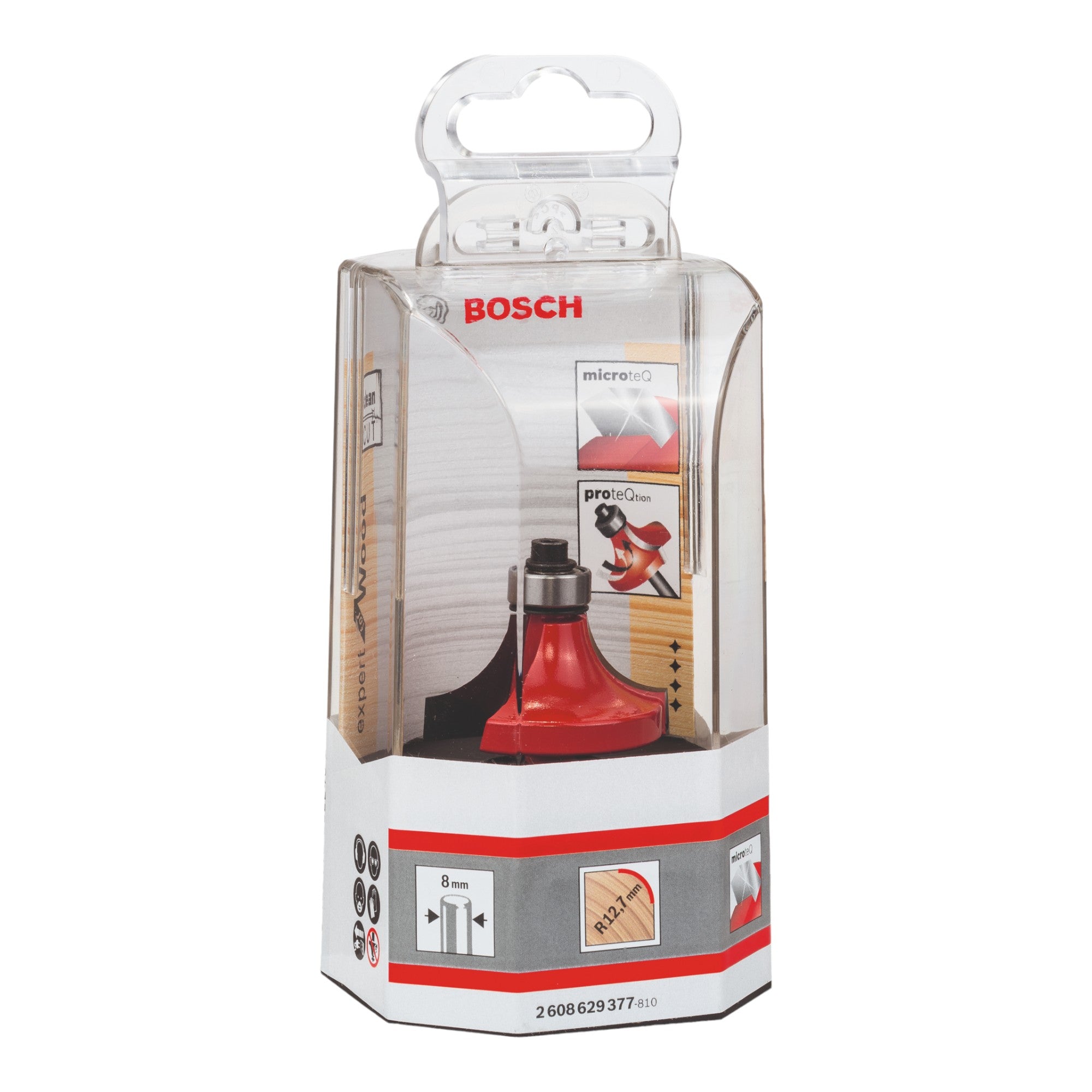 Bosch Expert for Wood Abrundfraeser 38 1 x 19 x 8 mm R 12 7 mm 2608629377  1 - toolbrothers