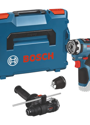 Bosch GSR 12V-35 FC Akku Bohrschrauber 12 V 35 Nm Brushless ( 06019H300B ) + 2x Aufsatz + L-Boxx - ohne Akku, ohne Ladegerät