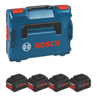 Bosch 4x ProCORE18V 5.5Ah Professional Set 18 V 4x battery pack 5.5 Ah Li-Ion + L-Boxx ( 1600A02A2U )