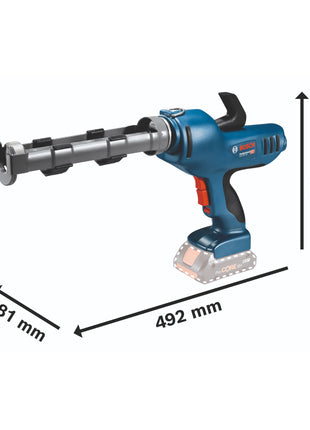 Bosch GCG 18V-310 Prensa de cartuchos a batería profesional 18 V 310 ml 3,5 kN Solo (06019C4100) - sin batería, sin cargador